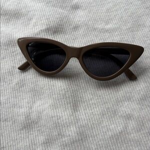 Tan Pink Cat-Eye Sunglasses